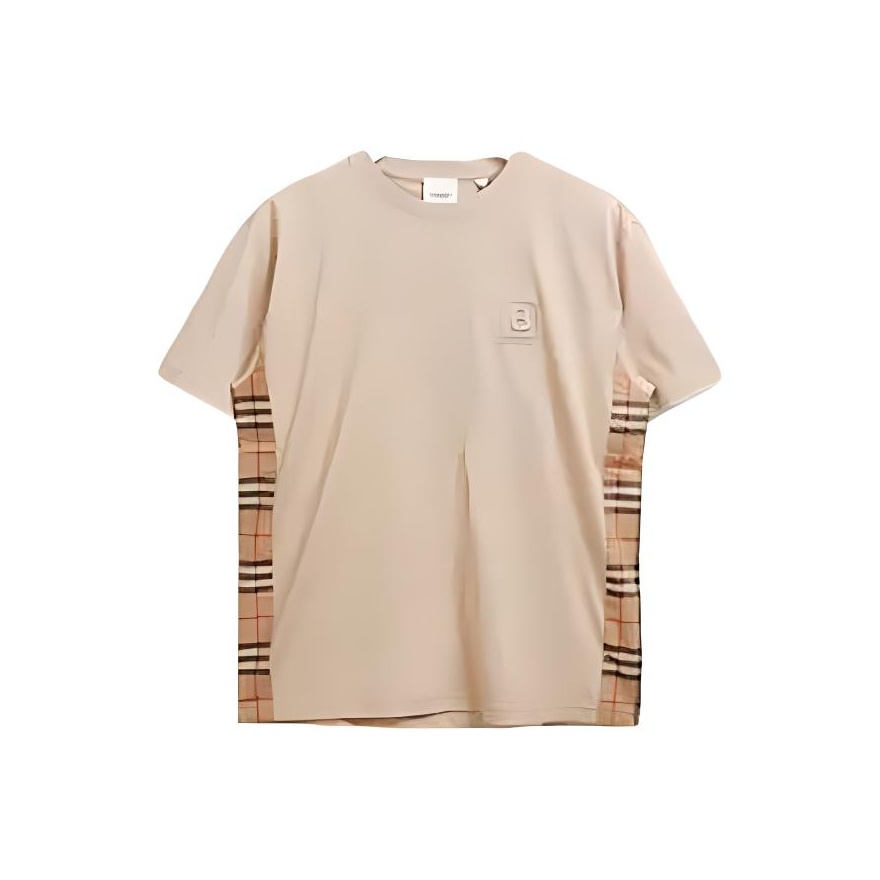 Burberry Vintage Check Sleeve Cotton Oversized Women's T
