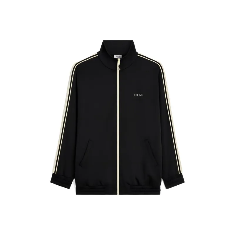 CELINE Tracksuit Jacket In Double Face Jersey-0