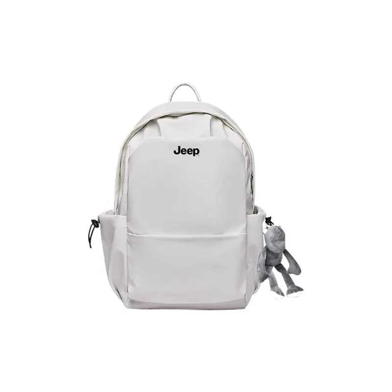 Jeep Nylon Backpack Regular Unisex Black/Blue/Green/Ecru-6