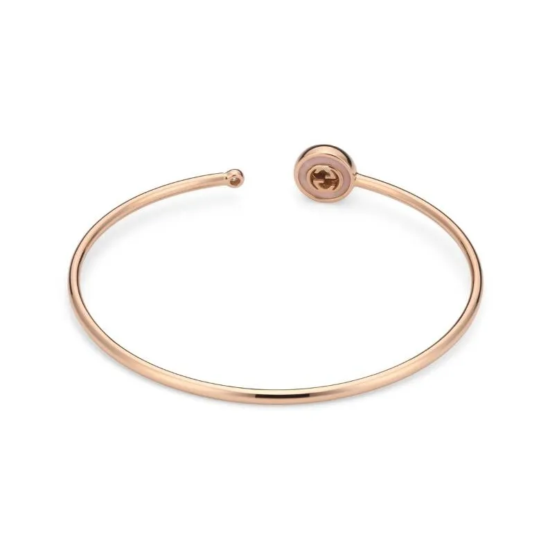 GUCCI 18K Rose Gold Bangles Women's Red-1