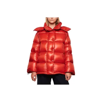 Moncler Down Jacket Women's Orange Red