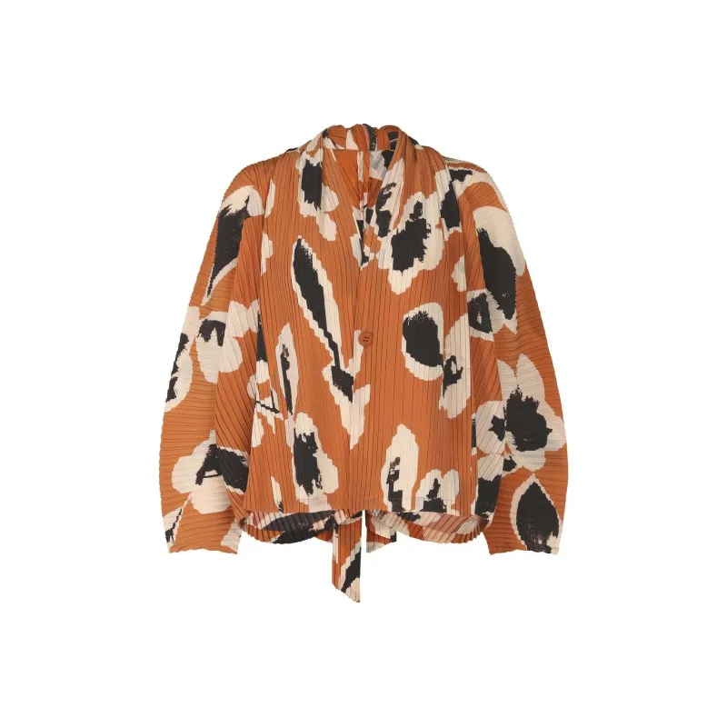 ISSEY MIYAKE FW24 Shirt Women's Brown-0