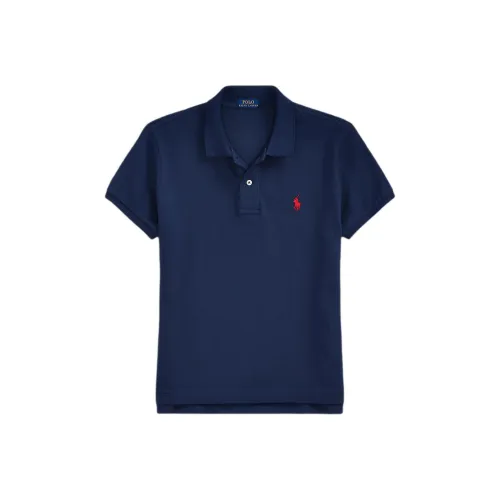 Polo Ralph Lauren Basic Mesh Fit Classic Short-Sleeve Knit 'Newport Navy/Red'