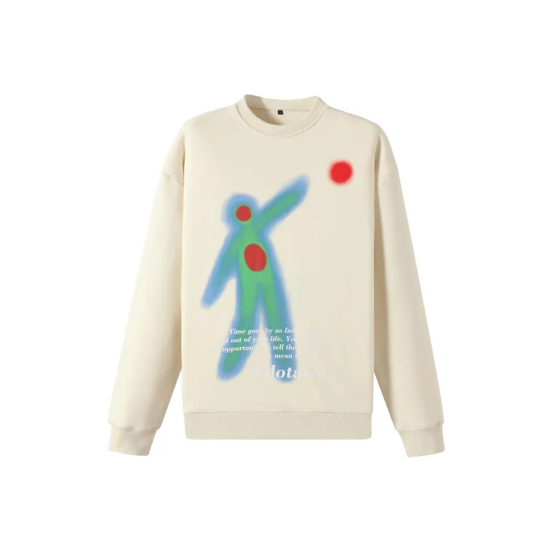 SOLOTARIO Sweatshirt Unisex Beige-0