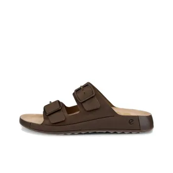 Ecco Cozmo Slide Slippers Men's Brown