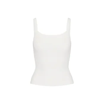 SKIMS SOFT LOUNGE SCOOP NECK TANK Camisole Women's MARBLE/Marble