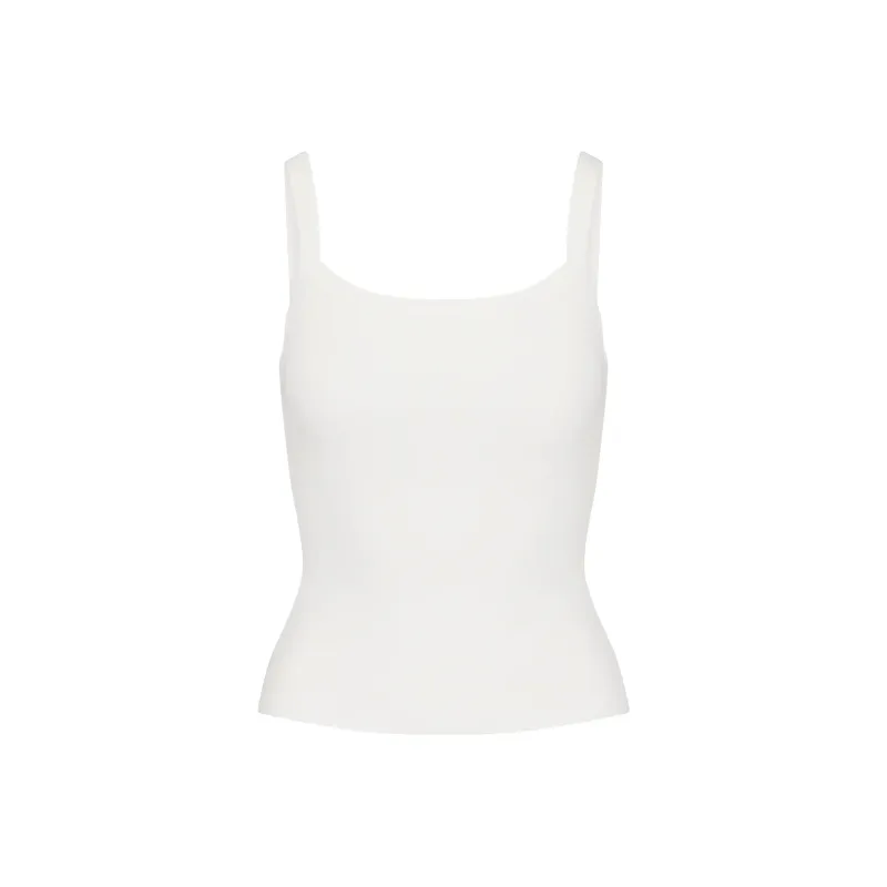 SKIMS SOFT LOUNGE SCOOP NECK TANK Camisole Women's MARBLE/Marble-0