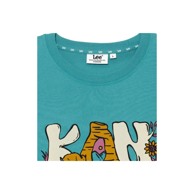 Lee T Shirts Unisex Green-2