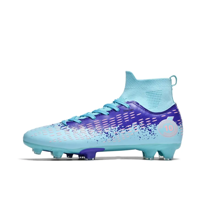 Slazenger FG Rubber Long Studs TT Rubber Broken Studs Anti Slip Wear Resistant Soccer Shoes Unisex-8