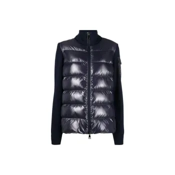 Moncler SS24 Down Jacket Women's Marine Blue