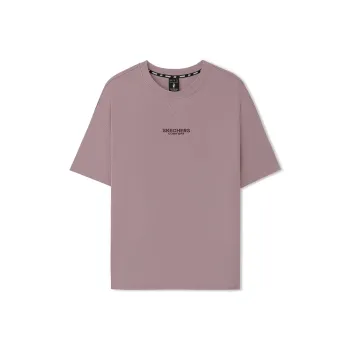 Skechers SS25 T Shirt Unisex Wooden Rose Pink/04JD