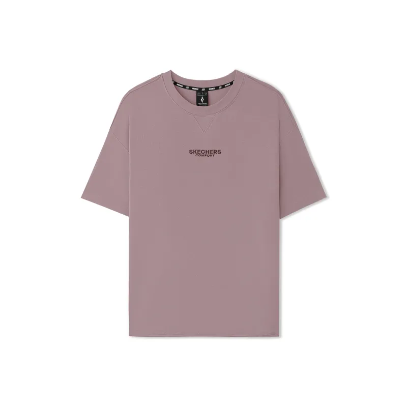 Skechers SS25 T Shirt Unisex Wooden Rose Pink/04JD-0