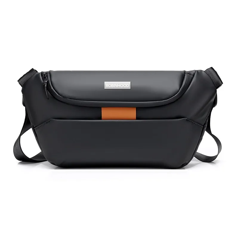 ROBINHOOD Oxford Shoulder Bag, Crossbody Bag Men's Black/Gray/Green-0