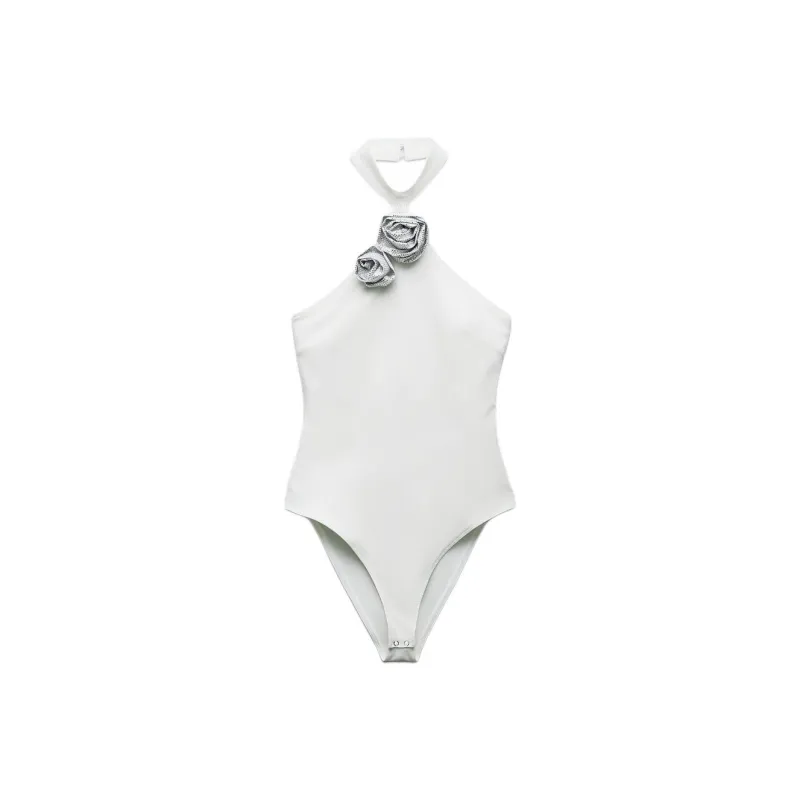ZARA SS24 Jumpsuit Women's White-0