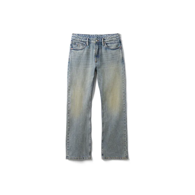 SIMWOOD Jeans Men's Washable Nostalgic Medium Blue-0