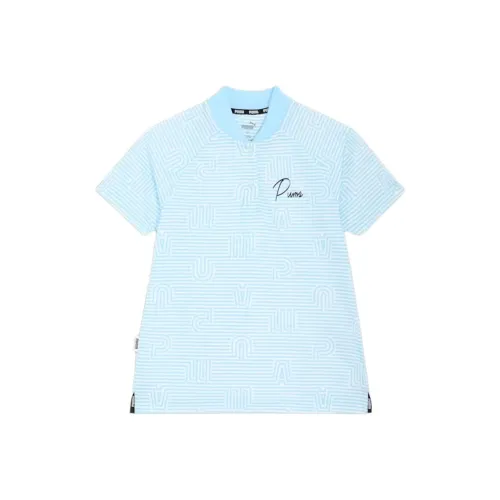 PUMA Polo Shirt Women's Light Blue