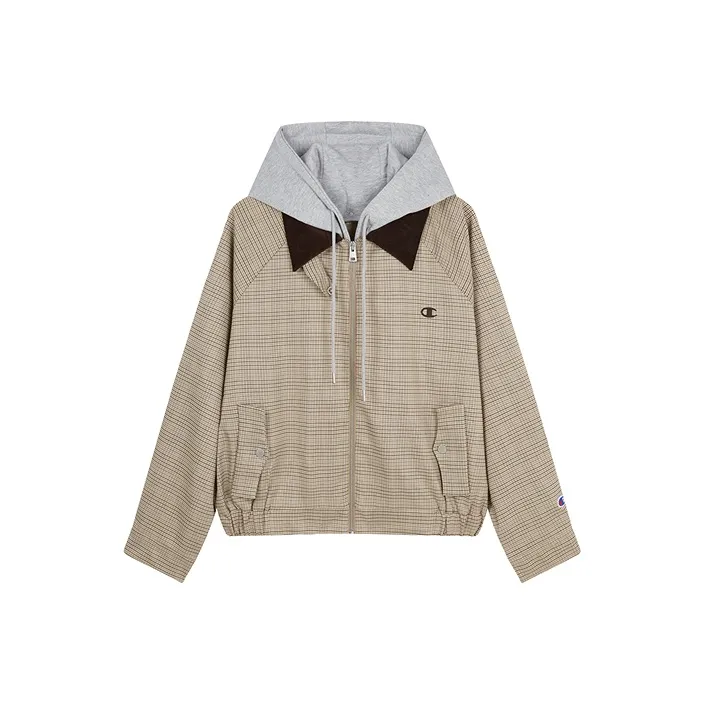 Champion FW24 ATHFLOW Jackets Coats Women's Light Khaki-0