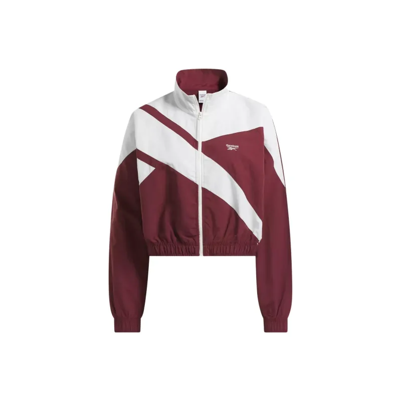 Reebok CYCLED Collection CLASSICS FRANCHISE TRACK JACKET Jackets Coats Women's Red-0