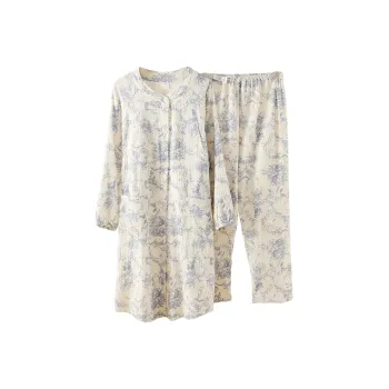 FARO Pajama Set Women's Blue And White Porcelain