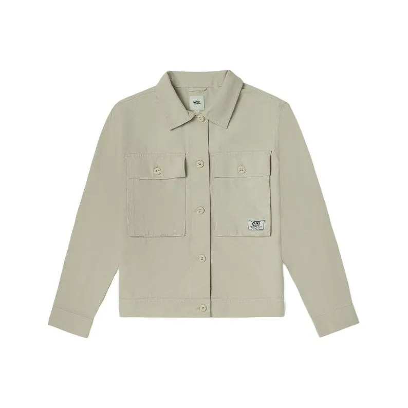 Vans Sandshell Clark Jacket Women's Gray Green-0