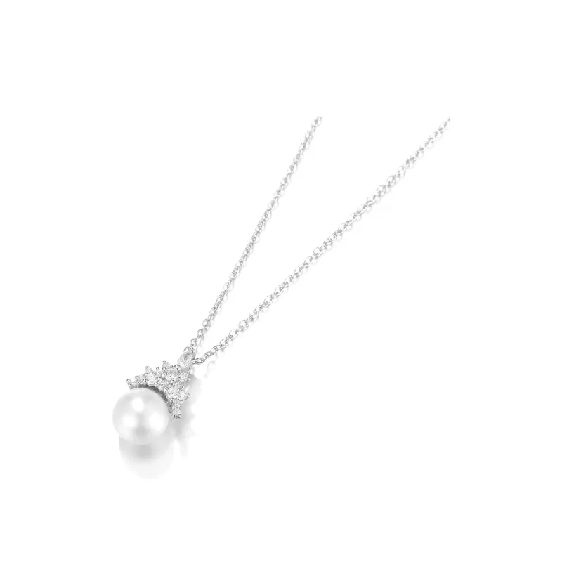 Clect Artificial Pearl Necklaces Women's-1