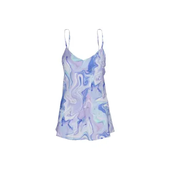 BCBGMAXAZRIA Marbled pattern Sleeveless Top