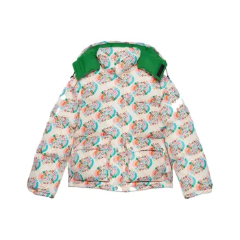 GUCCI X The North Face Down Jacket Multicolor/Ivory