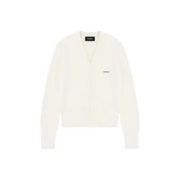 WE11DONE Logo plaque Cardigan