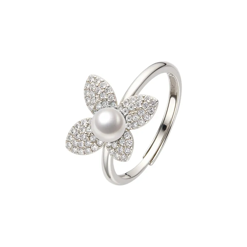 FR 925 Sterling Silver Rings Women's-0