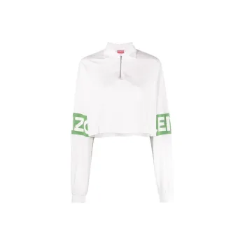KENZO Logo print Cropped Shirt