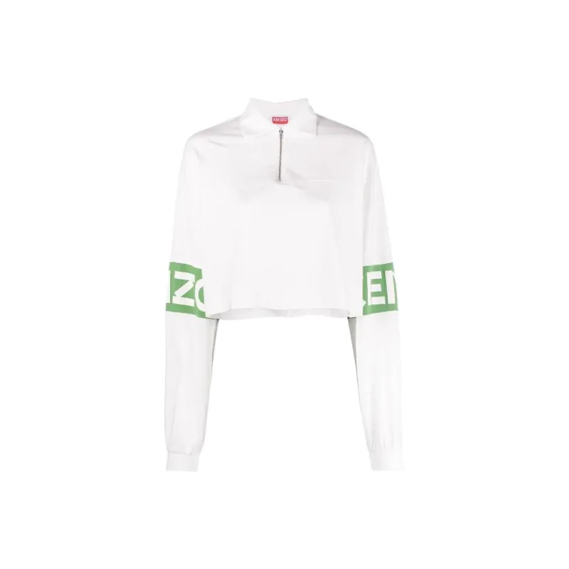 KENZO Logo print Cropped Shirt-0