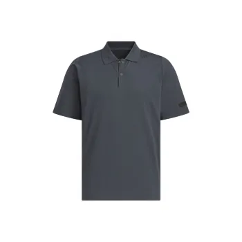 Adidas Polo Shirt Men's Dark Heather Gray