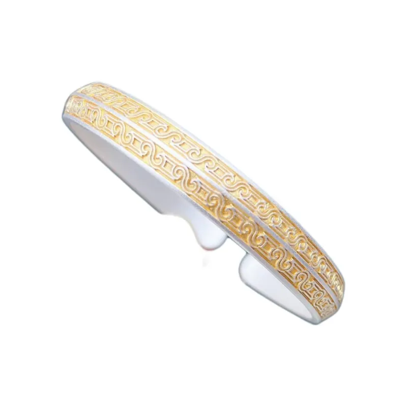 LIUXIN 999 Fine Silver Bangles Unisex-1