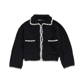 Bimba Y Lola Topstitched Cardigan