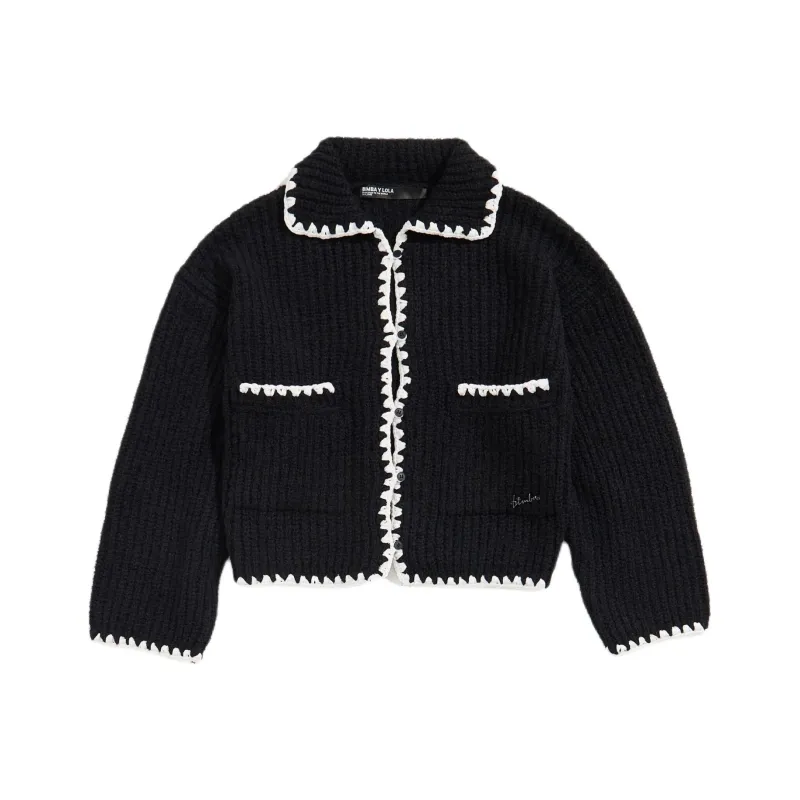 Bimba Y Lola Topstitched Cardigan-0