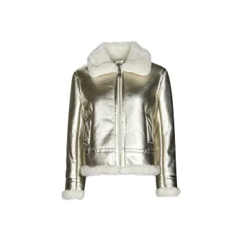 GUESS Jackets & Coats Women's Gold
