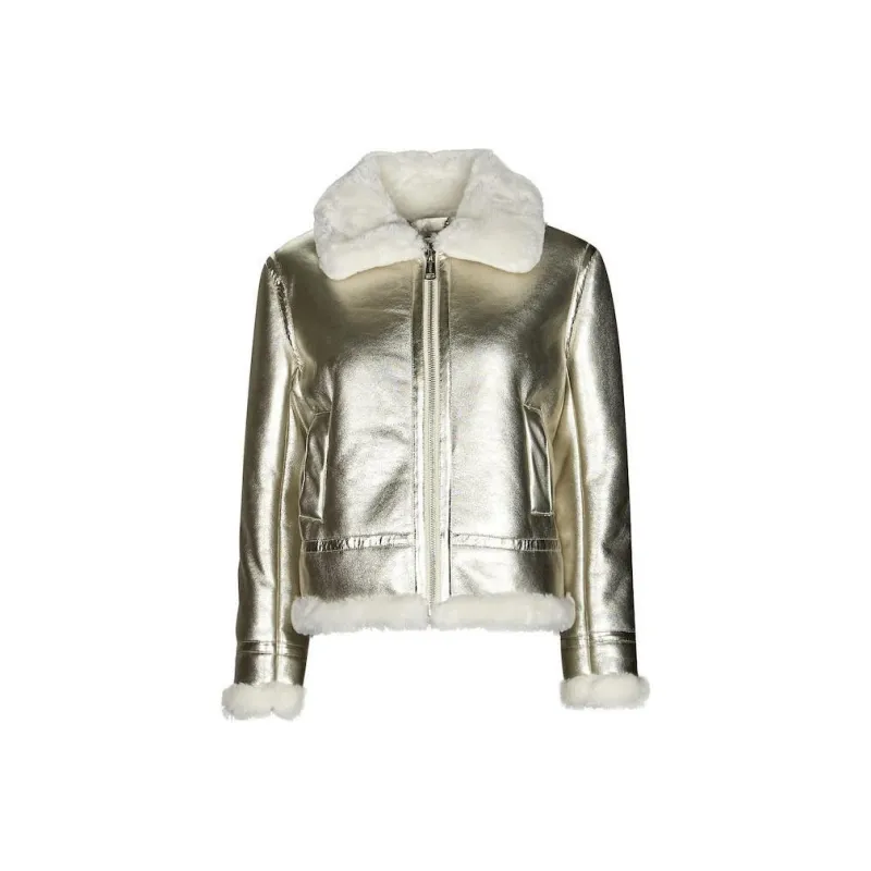 GUESS Jackets & Coats Women's Gold-0
