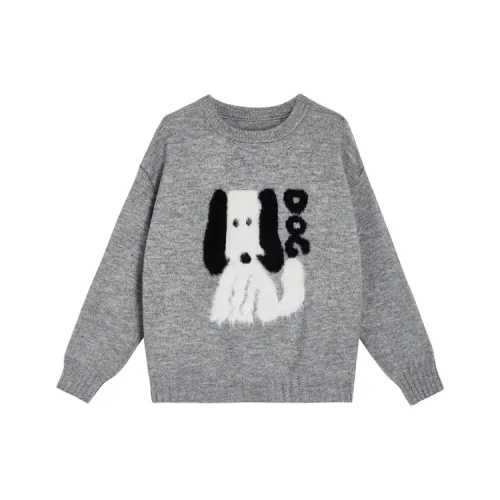 Manekniv Knitwear Women's Gray Puppy
