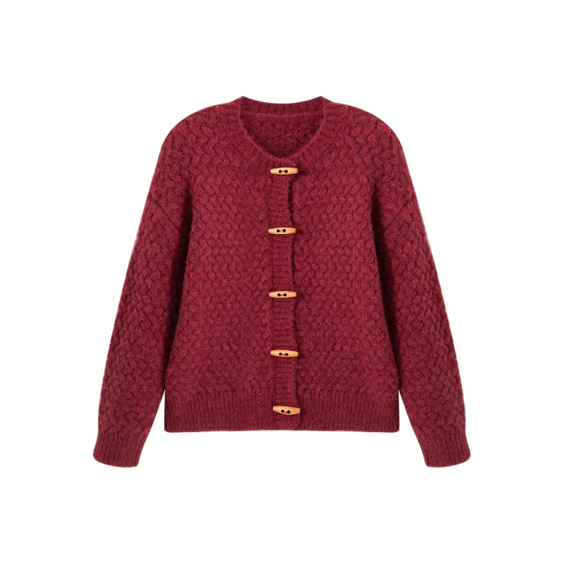 XIANGYING Knitwear Women's Red-0