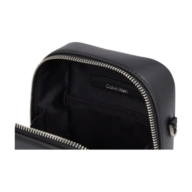 CALVIN KLEIN Recycled Polyester Shoulder Bag Men's Black-5