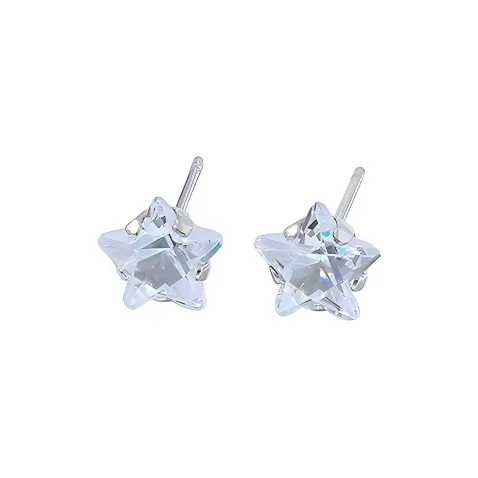 JKEM Titanium Steel Stud Earrings Unisex-0