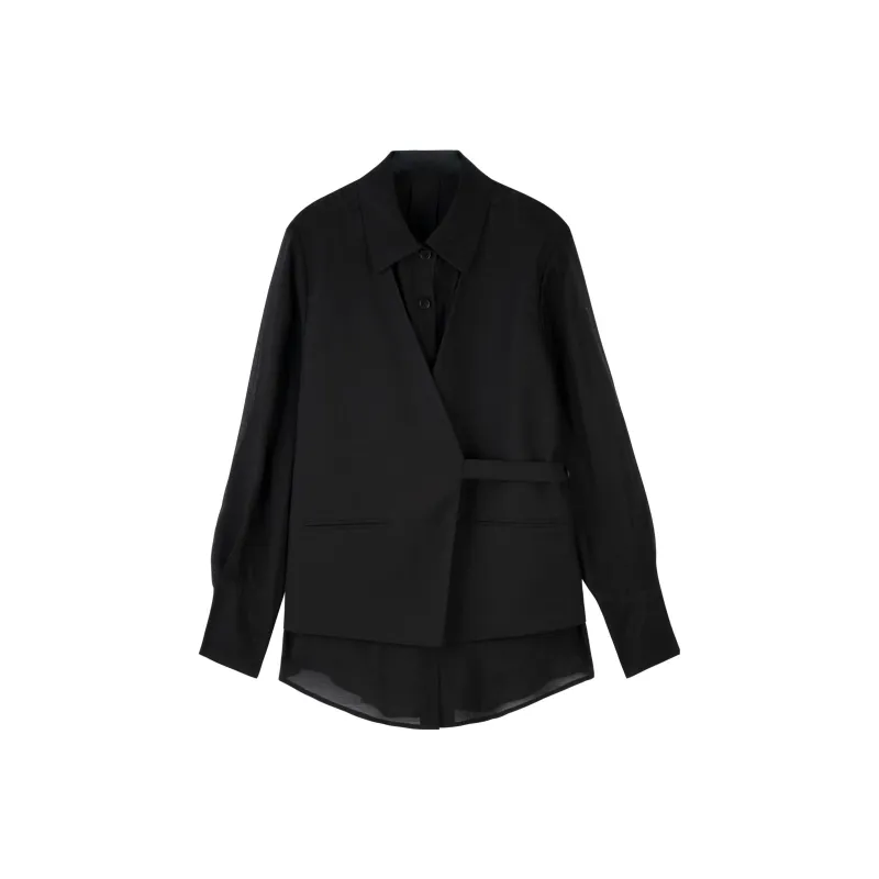BASIC HOUSE Shirts Women's Black-0