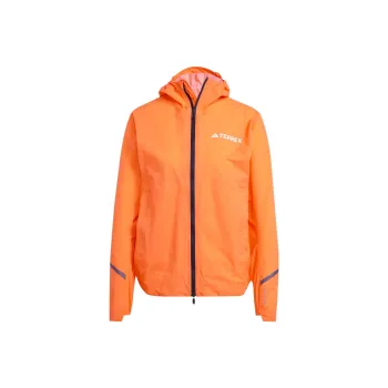 Adidas Terrex Xperior 2.5l Light Rain.Rdy Jacket Jackets Coats Women's Half Impact Orange