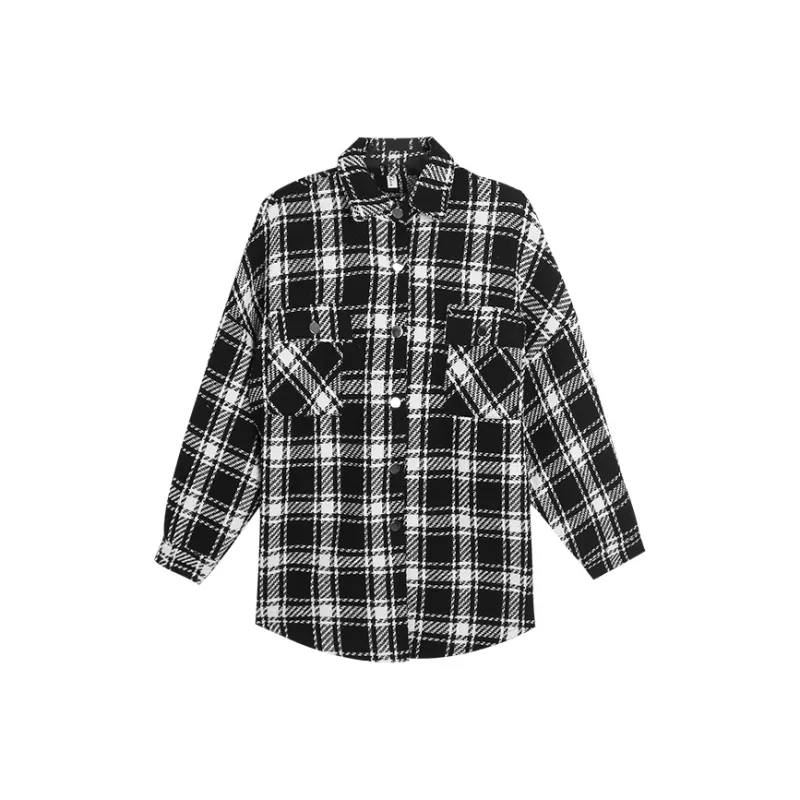 Zeng Xiaoxian Shirt Women's Black White-0