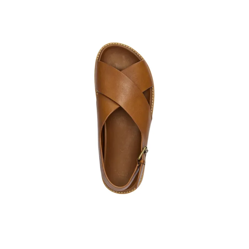Polo Ralph Lauren Zane One Strap Sandals Men's Brown-4