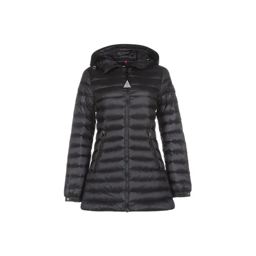 Moncler Ments Full Zip Hooded Long Jacket 'Black'
