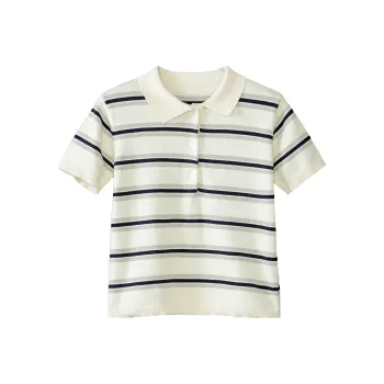 Fstudio Short-Sleeved Knitwear Women's White
