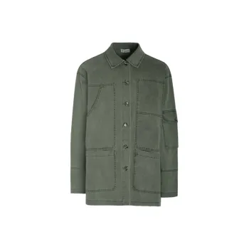 Little Pull Jackets Coats Women's Olive Green