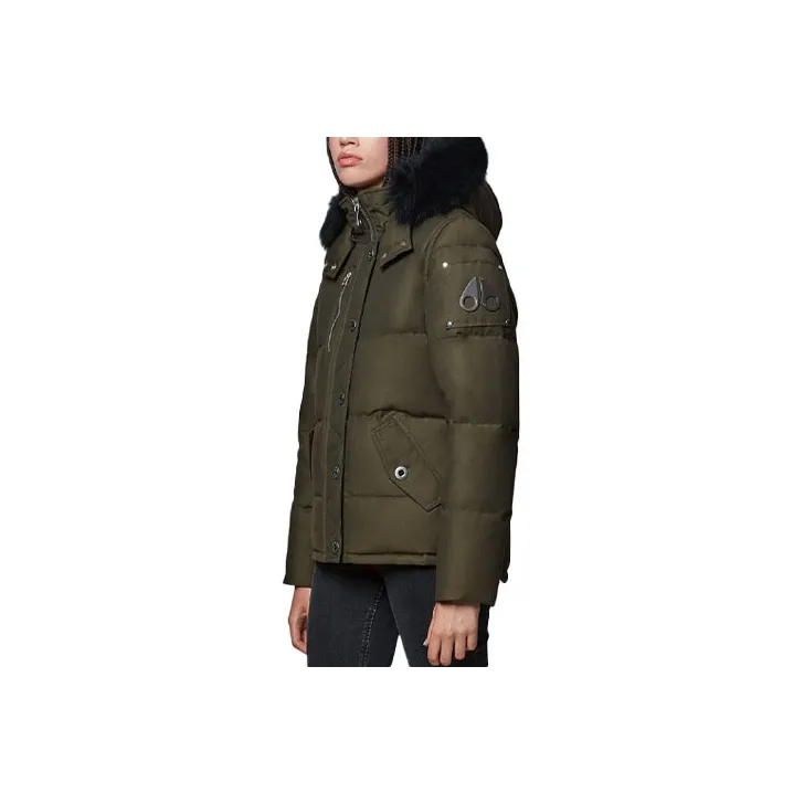 Moose Knuckles Down Jacket Women's Army Green-0