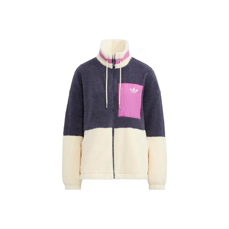 Adidas Originals Short Sherpa Jacket Women's Multicolor-0